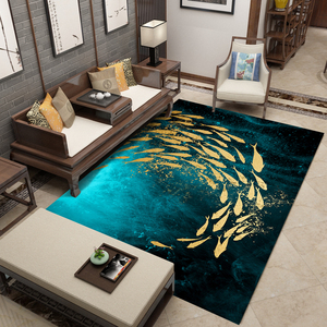 Hiện Đại Vivid Imagewashable 3d In Thảm Thương Mại Chrome Harts Garden Rug Khu Vực Đa Năng Thảm - Product Image 3