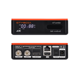GT Media GT Combo เครื่องรับสัญญาณดาวเทียม4K ทีวีดิจิตอลเครื่องถอดรหัสแบบเสาร์ DVB-S/S2/S2X,DVB + T/T2/สายเคเบิล/ATSC-C(J.83B) /isdbt HEVC H.265 10BIT - Product Image 3