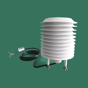 9-30V Input <strong>Analog</strong> 4-20mA and Digital RS485 Modbus <strong>Output</strong> Air <strong>Temperature</strong> Humidity <strong>Sensor</strong> with Solar Radiation Shield