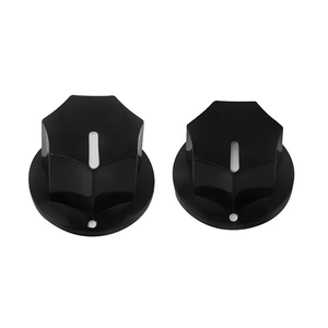 JZベースエレキギターパーツ用ブラックコントロールノブボリュームオーディオジャズコントロールノブ - Product Image 3