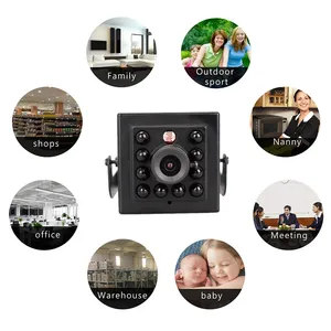 4K 2MP/<strong>3MP</strong>/4MP Mini IP POE <strong>Cameras</strong> Night Vision IP Cam Wide Angle <strong>1</strong>.6MM Audio Security Camera Small Video Camera - Product Image 4