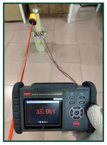 เครื่องตรวจจับแรงดันไฟฟ้า AC แบบดิจิตอล ES9070เครื่องตรวจจับแรงดันไฟฟ้าสูงสำหรับการทดสอบอุปกรณ์การวัดแบตเตอรี่รับประกัน1ปี - Product Image 4