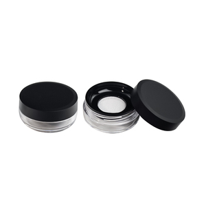 Jinze forma rotonda caso di polvere sciolta imballaggio vuoto con maglia elastica contenitore in polvere - Product Image 6