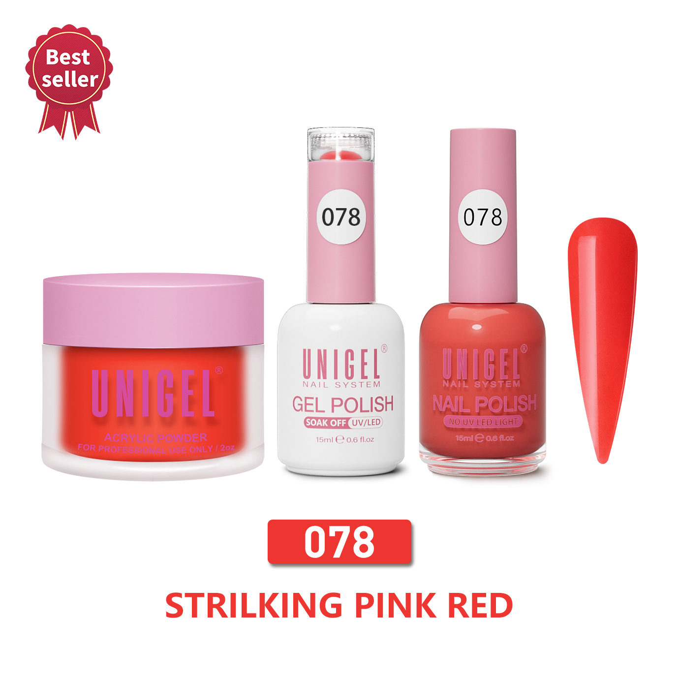 #078 ROUGE ROSE MARQUANT