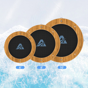 कस्टम आकार 6 फीट 10 फीट 10 फीट गोल फ्लोटिंग रिंग इंफ्लेटेबल वाटर हैममॉक - Product Image 1