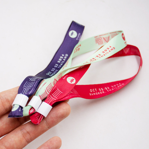 <strong>Cost</strong>-Effective Custom Fabric Wristbands - Disposable, Perfect for Event <strong>Entry</strong>, Music Festivals, Trade Shows, and Promotions. - Product Image 3