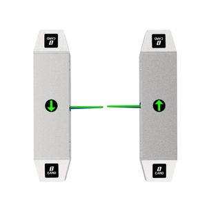 Custom <strong>Entry</strong> and Exit Access Control Management Flap Barrier Gate Turnstile Frp/grp Flap Barrier Gate - Product Image 5