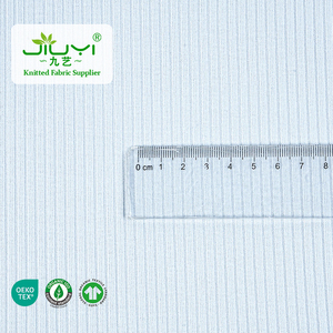 95 Cotton 5 Spandex Chủ Đề Vẽ Dải Căng Sườn Dệt Kim Vải Loungewear Đồ Ngủ Cuff Primer Trẻ Em Của Quần Áo Vải - Product Image 3