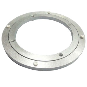 Customized <strong>Sizes</strong> Table Train Lazy Susan Aluminium Alloy Rotating Bearing Turntable Round <strong>Swivel</strong> Plate - Product Image 1
