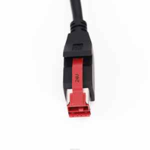 定制设计12V/24v电源快速充电USB DC电缆至usb-b公2合1电源USB和Pos端子插头