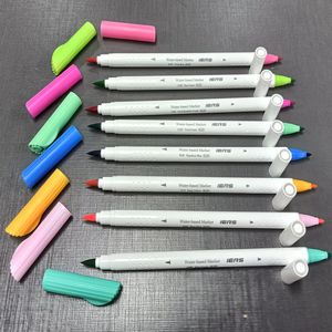 IERS çift kafalı ince astar ve fırça ucu çift İpucu fırça kalem İşaretleyiciler çizim boyama ve tasarım için suluboya kalem - Product Image 1
