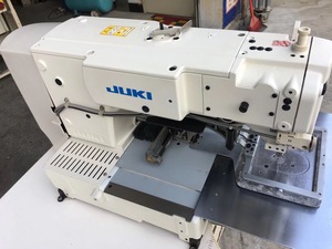 Gebrauchte Jukis 210EN 1510 Muster nähmaschine mit Computer programmierung Direkt antriebs system 150x100mm