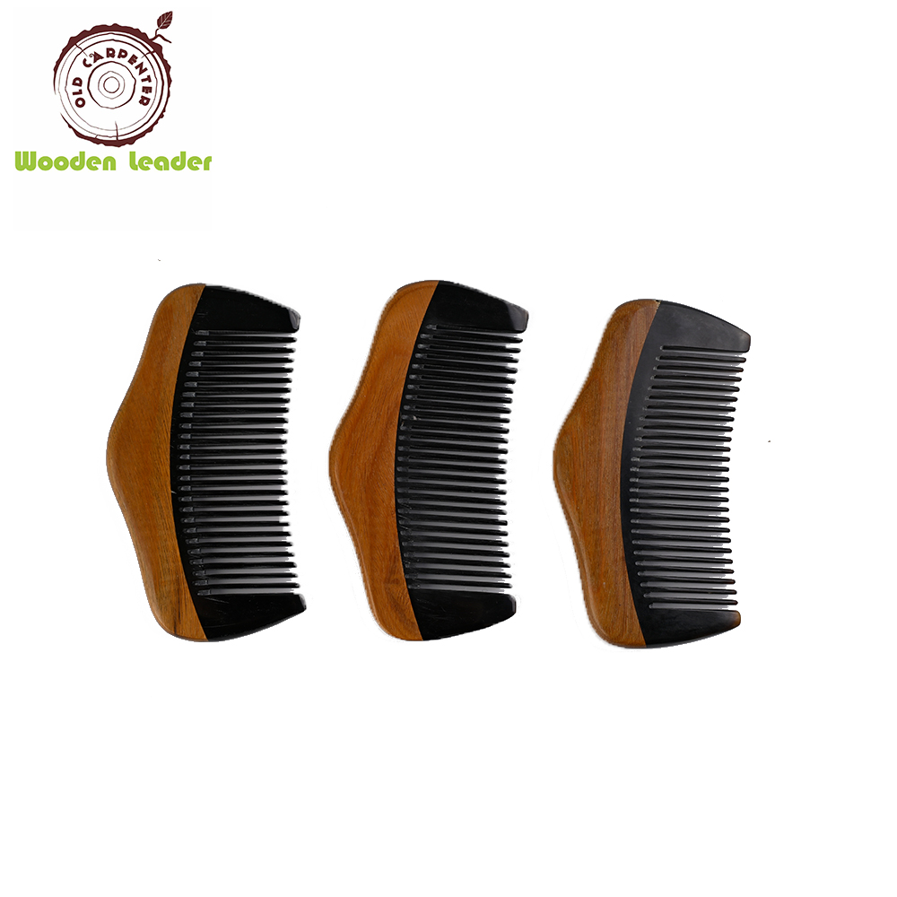 wood hair comb