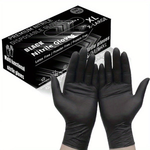 Hot Sale Cheapest Price Fast Delivery Disposable Nitrile <strong>Glove</strong> Black Work <strong>Examination</strong> Powder Free Disposable Nitrile <strong>Gloves</strong> - Product Image 1