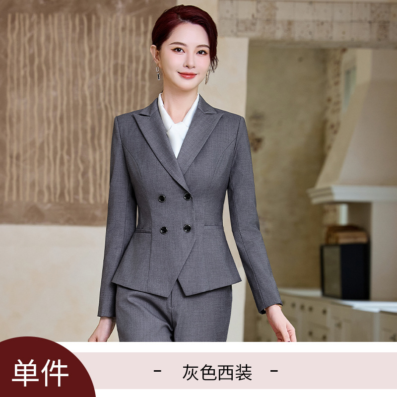 gray suit