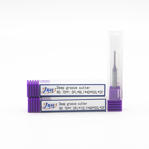 High Precision 2-Fluted Tungsten Steel Carbide Long Neck CNC <strong>Deep</strong> Groove Ball End Mill <strong>Cutter</strong> R0.75*8 Nano ODM Cutting Machine - Product Image 5