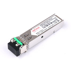 2.5G yoğun dalga boyu bölmeli çoğullama (DWDM) 1528.77-1563.86nm 40km SFP tek modlu Fiber optik alıcı-verici modülü - Product Image 1