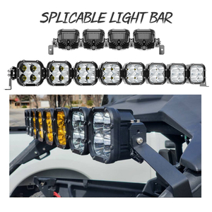 Off Road Barra Led 4x4 UTV çatı montaj Offroad UTV Linkable modüler kiti Led ışık Bar için Polaris RZR kamyonlar - Product Image 1