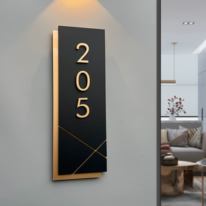 Tùy chỉnh trong nhà Acrylic dấu hiệu kỹ thuật số, kim loại doorplate văn phòng 3D LED biểu tượng tùy chỉnh dấu hiệu - Product Image 5