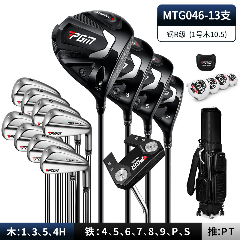 Mtg046-1 madera 105 r nivel eje acero 13 piezas + bolsa de golf