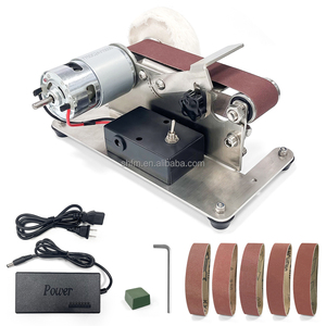可调DIY电动迷你砂带磨床抛光磨刀机 - Product Image 1