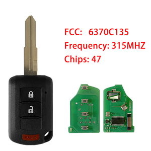 CN011033 yedek 3 düğme araba kontrolü için 2018-2020 mitsubishi Eclipse Cross kafa anahtarı 315Mhz 47 çip FCC ID 6370C135 - Product Image 6