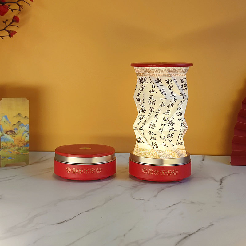Red-orchid pavilion preface-rotating bluetooth
