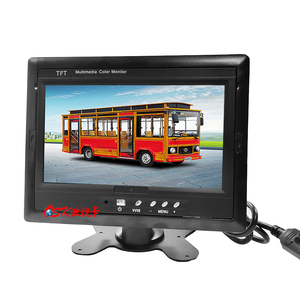 Reproductor de vídeo con 3 vías de entrada para autobús, Monitor de pantalla trasera para vehículo, camión, caravana, autocaravana, autocaravana, autobús de fábrica, 7 pulgadas - Product Image 1