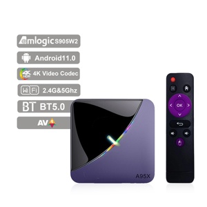 IHOMEMIX在庫ありA95X Android TVボックスRGBライトAV1デコーダ2.4G/5GデュアルWiFi BT 5.0 Android 11ゲーム8K 4Kボックス - Product Image 1