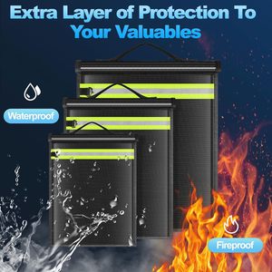 Nhà Máy biểu tượng tùy chỉnh chống cháy và chống thấm nước điện thoại di động tín hiệu chặn chìa khóa xe không dây RFID tín hiệu che chắn Túi - Product Image 2