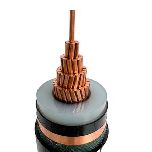 Guda antiflaming doğrudan satış elektrik tel kablo tek çekirdekli bakır bant kalkan yüksek gerilim 26/35 kV 1 * 400mm ² güç kablosu - Product Image 1