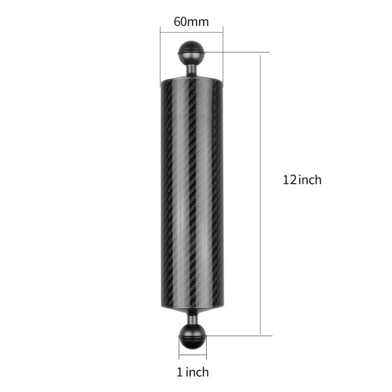 12 pouces noir (flottabilité 550g)