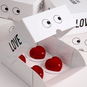 Sang Trọng Bánh Bao Bì Tùy Chỉnh Thiết Kế Tráng Miệng Bánh Crepe Hộp Màu Hồng Nhỏ Bánh Hộp Biểu Tượng Tùy Chỉnh Bánh Đóng Gói Hộp Cho Bánh - Product Image 3