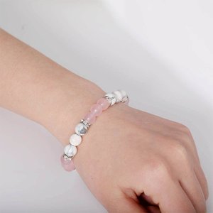 SCファッションデザイン天然石ブレスレットターコイズ弾性ストリングブレスレットマルチカラーストーンビーズブレスレット女性用ジュエリー