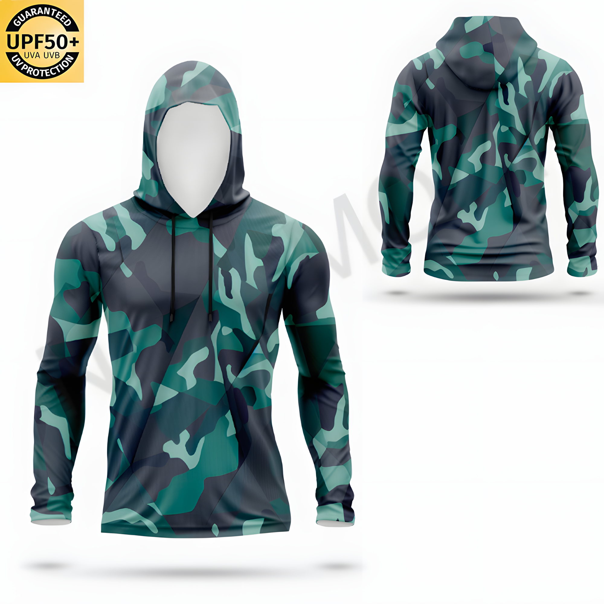 Camouflage blue