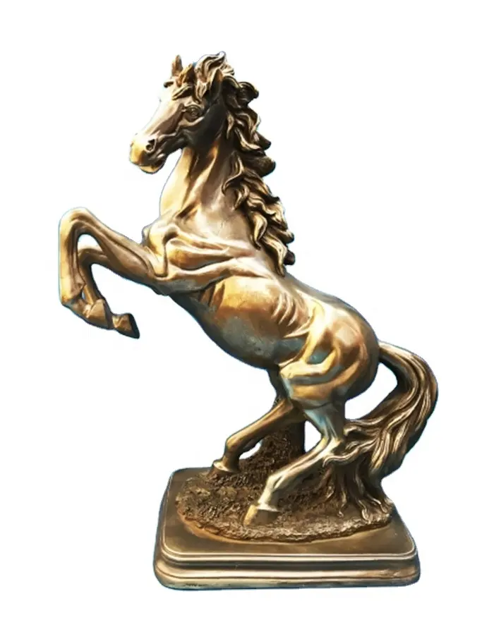 Figura de caballo antigua en 3D, estatua de Animal, regalo, decoración del hogar, gran oferta