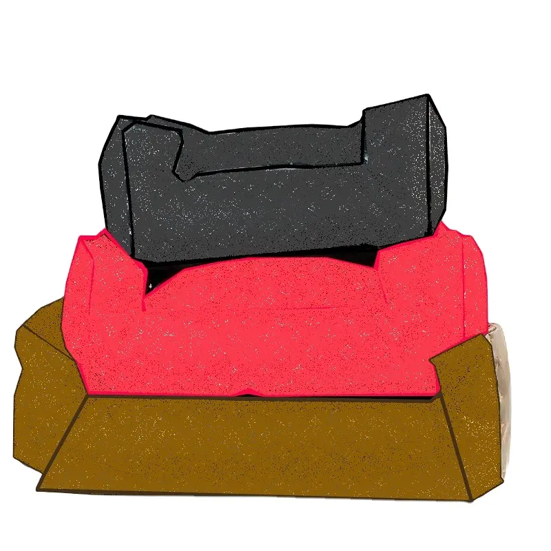 الحيوانات الأليفة سرير كلب الفاخرة مصمم القط أريكة أزياء والجلود بيت A-238
