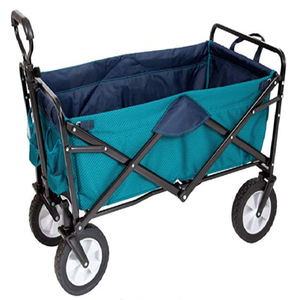 लीजर आउटडोर गार्डन कैम्पिंग बीच शॉपिंग फोल्डेबल पोर्टेबल यूटिलिटी मल्टीफंक्शनल फोल्डिंग वैगन ट्रॉली कार्ट - Product Image 1