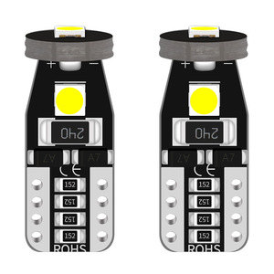 หลอดไฟ LED ความกว้างของรถถอดรหัส12V 3SMD T10 3030ไฟ LED ส่องป้ายทะเบียน - Product Image 1