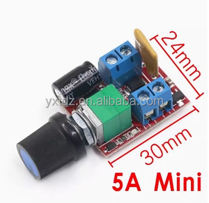 STOCK Mini-Controlador de Velocidad del Motor de CC, Interruptor de Módulo de 12V, 24V, PN35, Tablero de Ajuste de Control Regulador de Velocidad, 4,5 V-35V, 5A, 90W, PWM, V, 35 - Product Image 4