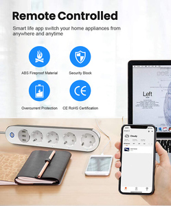 Enchufe USB inteligente Tuya, enchufe Wifi multifunción para interruptor de teléfono móvil, sincronización, regulación europea/estadounidense, corriente nominal de 10A - Product Image 4