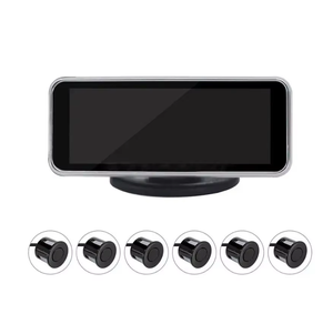 6 Sensor de aparcamiento coche automóvil marcha atrás respaldo Radar trasero Auto Detector respaldo asistencia Kit Zumbador - Product Image 5
