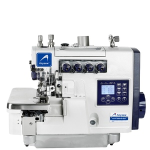 AS-FT900-4D-EUT Ultra גבוהה מהירות למעלה ותחתון להאכיל 4 חוט תעשייתית <span class=keywords><strong>overlock</strong></span> מכונת תפירה עם אוטומטי גוזם