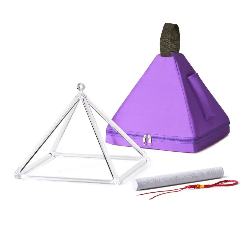 Piramide di canto di cristallo di alta qualità 6-12 pollici, pacchetto di raccolta professionale