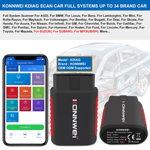 汽车诊断扫描仪工厂KONNWEI KDIAG所有系统全系统OBDII诊断扫描仪OBD2，带多系统扫描 - Product Image 3