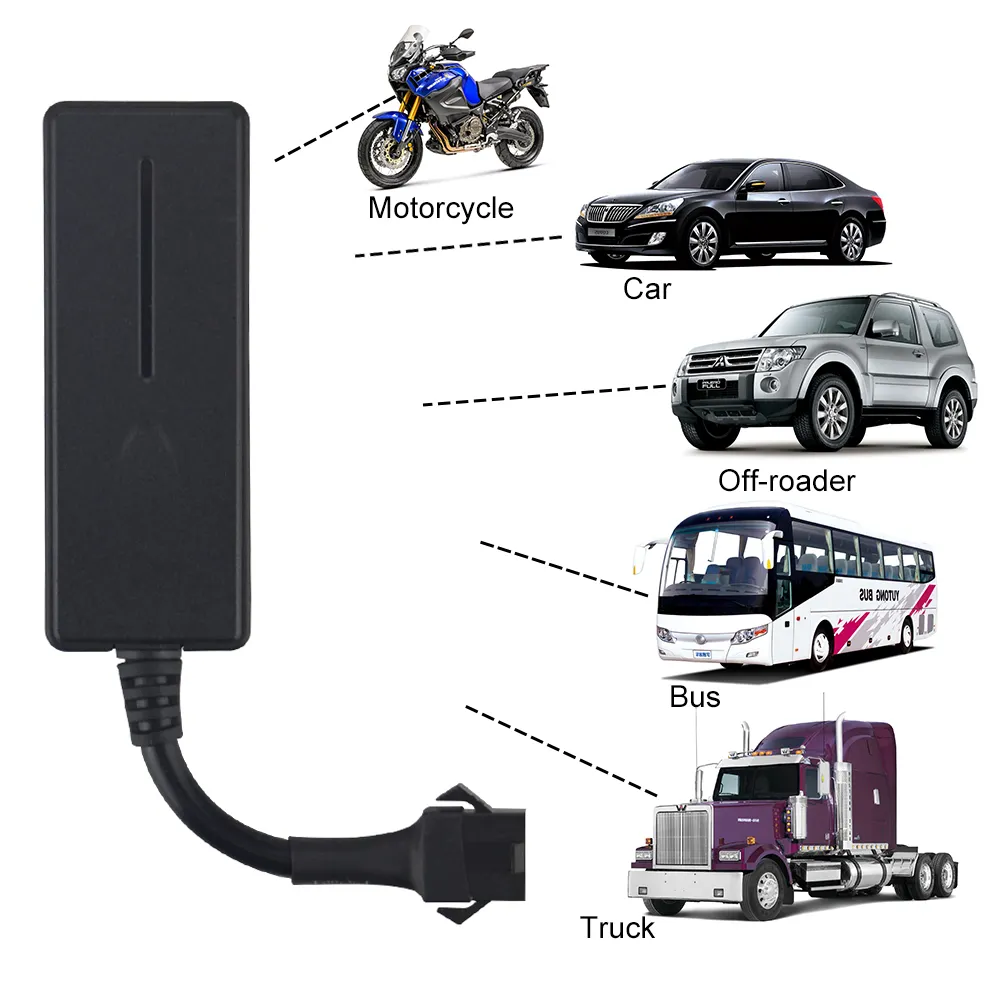 2G Wireless di Arresto Del Motore in Tempo Reale Sistema di Allarme Auto GPS Tracker Dispositivo di Localizzazione Del Veicolo GPS Tracker con Fermata A Distanza auto