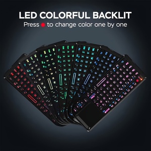 Factory Wholesale Wireless Mini <strong>Keyboard</strong> 7 Color Backlit <strong>Keyboard</strong> 2.4G Touchpad Handheld <strong>Keyboard</strong> for PC <strong>Android</strong> TV Box - Product Image 6