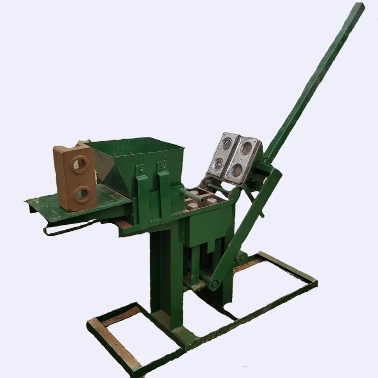 Máquina de prensado Manual de bloques de arcilla, máquina de enclavamiento de bloques de arcilla, precio bajo para la venta en Alemania