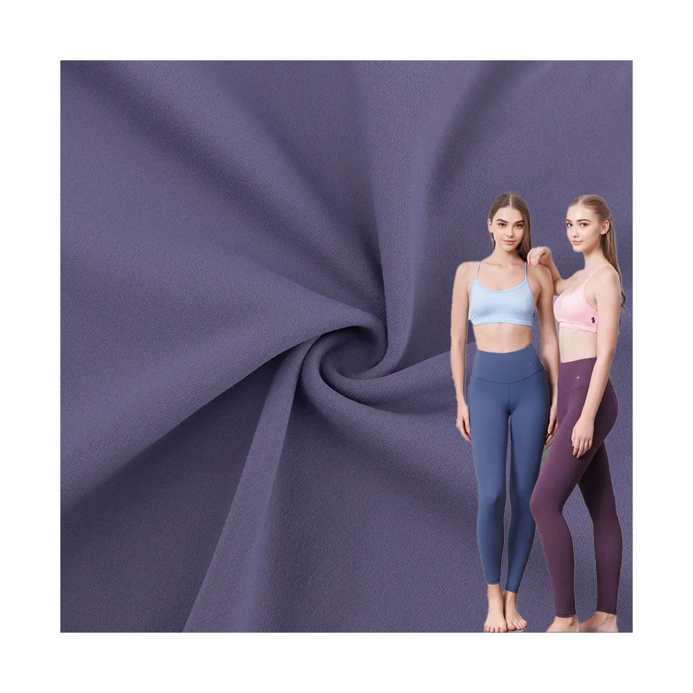 Hot Selling Items Four Way Stretch Soft Spandex Polyester Knitted Fabric Lulu Yoga Leggings Fabric Gymnastics Fabric