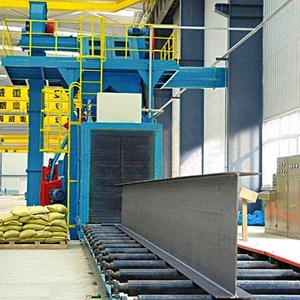 Q6920 Roller Conveyor Shot <strong>Blasting</strong> Machine / Shot <strong>Blasting</strong> Machine for Steel Sheet Steel Plate - Product Image 2
